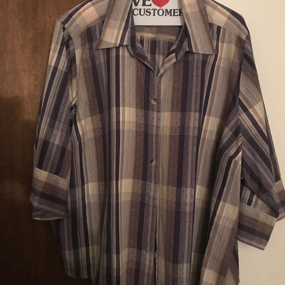 4x purple blouse perfect condition